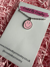 Load image into Gallery viewer, Happy Face Charm Necklace
