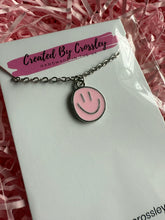 Load image into Gallery viewer, Happy Face Charm Necklace
