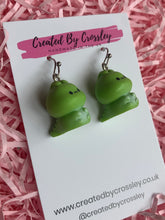 Load image into Gallery viewer, Caterpillar Charm Earrings
