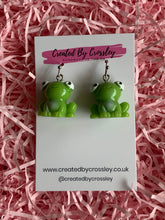 Load image into Gallery viewer, Frog Charm Earrings
