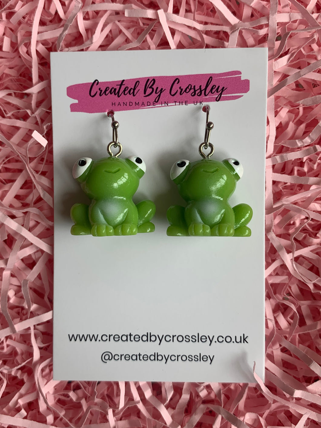 Frog Charm Earrings