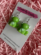 Load image into Gallery viewer, Frog Charm Earrings
