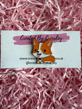 Load image into Gallery viewer, Corgi Dog Pin Badge
