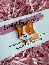 Load image into Gallery viewer, Corgi Dog Pin Badge
