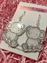 Load image into Gallery viewer, Elephant Resin Earrings
