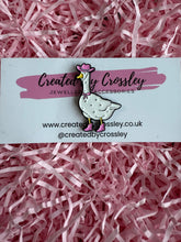Load image into Gallery viewer, Cowboy Duck/Goose Pin Badge
