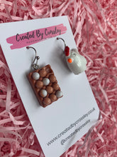Load image into Gallery viewer, Chicken and Eggs Charm Earrings
