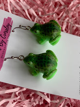 Load image into Gallery viewer, Frog Charm Earrings
