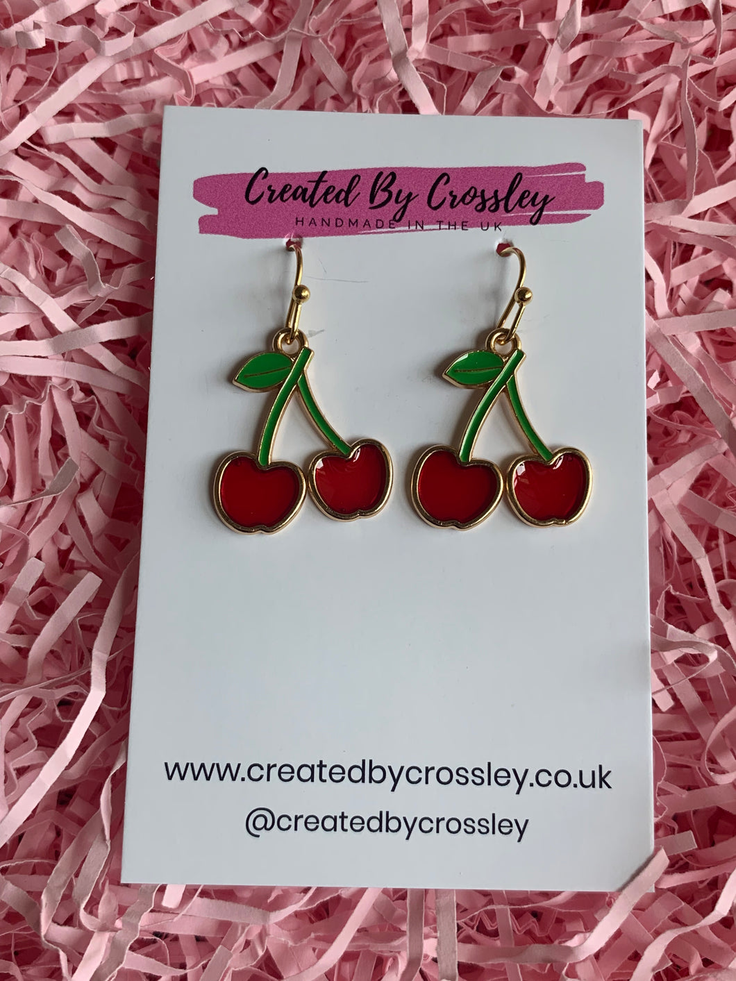 Cherry Charm Earrings