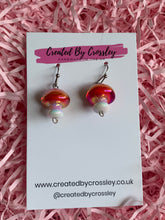 Load image into Gallery viewer, Mushroom Charm Earrings
