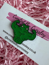 Load image into Gallery viewer, Strong Frog Pin Badge
