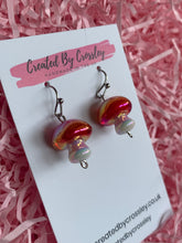 Load image into Gallery viewer, Mushroom Charm Earrings

