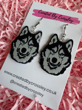 Load image into Gallery viewer, Husky Dog Charm Earrings
