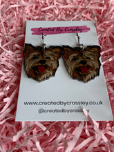 Load image into Gallery viewer, Yorkie Dog Charm Earrings
