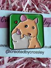 Load image into Gallery viewer, Hamster Pin Badge
