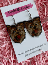 Load image into Gallery viewer, Yorkie Dog Charm Earrings
