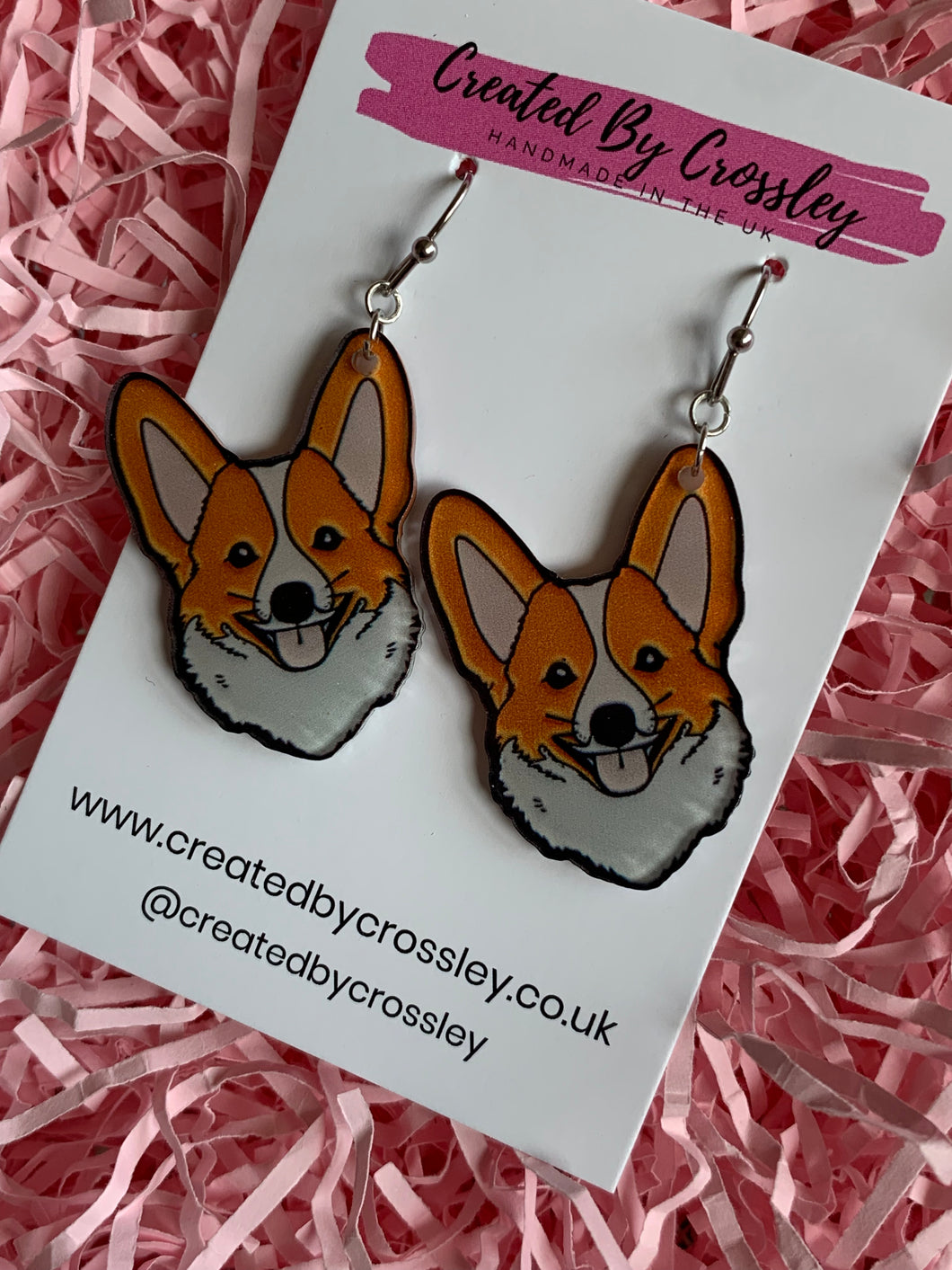 Corgi Charm Earrings