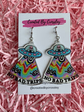 Load image into Gallery viewer, Alien Charm Earrings
