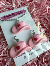 Load image into Gallery viewer, Pink Cowboy Hat Jewellery Set
