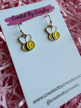 Load image into Gallery viewer, Bee Charm Earrings
