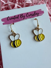 Load image into Gallery viewer, Bee Charm Earrings
