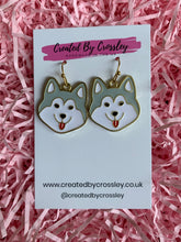 Load image into Gallery viewer, Akita Dog Charm Earrings
