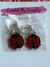 Load image into Gallery viewer, Ladybird Clip On Earrings
