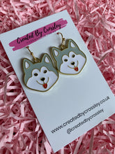 Load image into Gallery viewer, Akita Dog Charm Earrings
