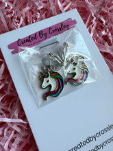 Load image into Gallery viewer, Unicorn Clip On Earrings
