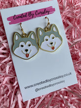 Load image into Gallery viewer, Akita Dog Charm Earrings
