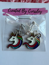 Load image into Gallery viewer, Unicorn Clip On Earrings
