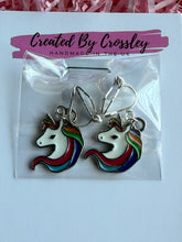 Load image into Gallery viewer, Unicorn Clip On Earrings
