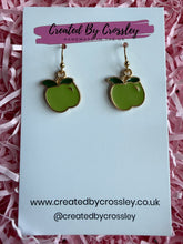 Load image into Gallery viewer, Apple Charm Earrings
