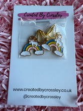 Load image into Gallery viewer, Unicorn Rainbow Clip On Earrings
