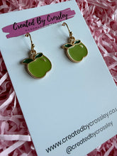 Load image into Gallery viewer, Apple Charm Earrings
