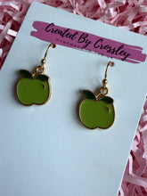 Load image into Gallery viewer, Apple Charm Earrings
