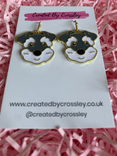 Load image into Gallery viewer, Schnauzer Dog Charm Earrings
