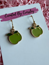 Load image into Gallery viewer, Apple Charm Earrings
