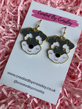 Load image into Gallery viewer, Schnauzer Dog Charm Earrings
