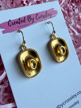 Load image into Gallery viewer, Cowboy Hat Charm Earrings
