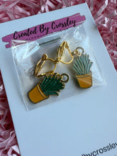 Load image into Gallery viewer, Plant Clip On Earrings
