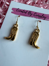 Load image into Gallery viewer, Cowboy Boot Charm Earrings
