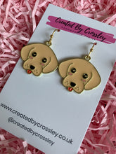 Load image into Gallery viewer, Labrador Dog Charm Earrings
