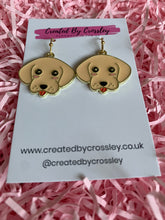 Load image into Gallery viewer, Labrador Dog Charm Earrings
