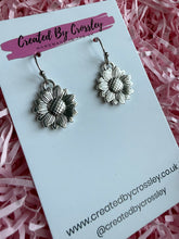 Load image into Gallery viewer, Sunflower Charm Earrings
