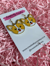 Load image into Gallery viewer, Corgi Dog Charm Earrings
