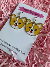 Load image into Gallery viewer, Corgi Dog Charm Earrings
