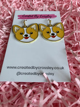 Load image into Gallery viewer, Corgi Dog Charm Earrings
