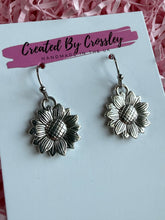 Load image into Gallery viewer, Sunflower Charm Earrings
