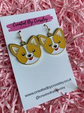 Load image into Gallery viewer, Corgi Dog Charm Earrings
